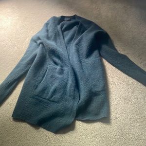 banana republic green cardigan